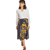 BRIGID SKIRT NAVY - Thought