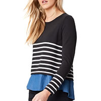 CARTHA TOP STRIPES - Thought