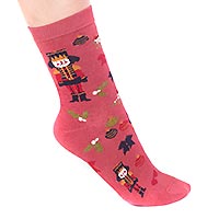 CLARA SOCKS RED - Thought