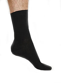 HEMP HERO SOCKS BLACK - Thought