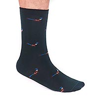 JAMAL ANIMAL SOCKS GREEN - Thought