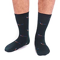 JAMAL ANIMAL SOCKS GREEN - Thought