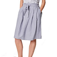 JAZMENIA SKIRT PEBBLE GREY - Thought