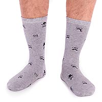 JETT SMART SOCKS GREY - Thought
