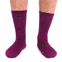 JETT SMART SOCKS PURPLE - Thought