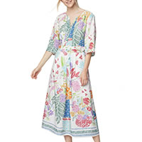 MAXI DRESS FLORAL MULTI - Thought
