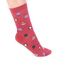 NEVA PENGUIN SOCKS RED - Thought