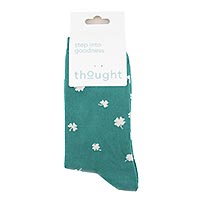 NIAMH CLOVER SOCKS GREEN - Thought