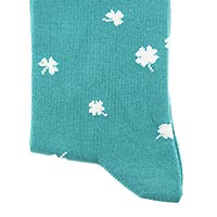 NIAMH CLOVER SOCKS GREEN - Thought