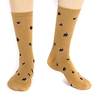 NIAMH CLOVER SOCKS YELLOW - Thought