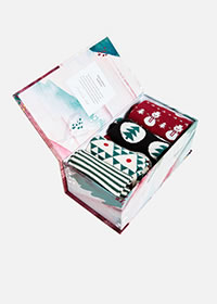 SCANDI XMAS SOCKS BOX - Thought