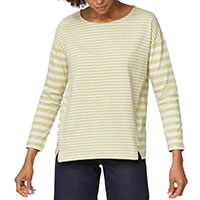 STRIPEY TEE CACTUS GREEN - Thought