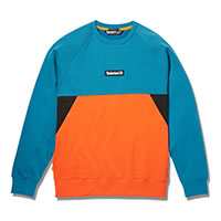 SWEAT CUT SEW BLUE ORANGE - Timberland