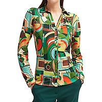 CHEMISE GAO VERT MULTI - Tinta Style