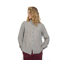 CHEMISE GENEVIEVE VERT MULTI - Tinta Style