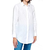 CHEMISE SEGOVIA LIN BLANC - Bariloche