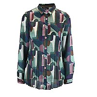 CHEMISE SILVANA PLISSE VERT - Bariloche