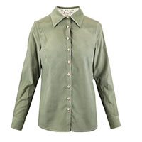 CHEMISE TOLEDO VELOURS OLIVE - Bariloche