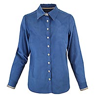 CHEMISE TOLEDO VELOURS PEACOCK - Bariloche