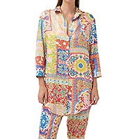 LONG SHIRT SARI MULTI - Tinta Style