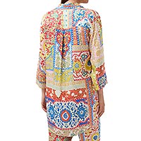 LONG SHIRT SARI MULTI - Tinta Style