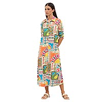 MAXI DRESS SALSA MULTI  - Tinta Style