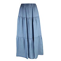 MAXI SKIRT SMERALDA DENIM - Tinta Style
