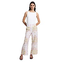 PANTALON ELDA ROSA FLORAL - Bariloche