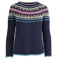 PULL SANDRA BLEU MULTI - Bariloche