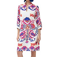 ROBE STELLA BLANC MULTI - Bariloche