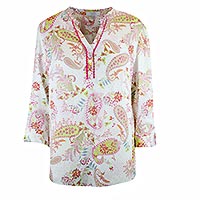 TOP GERONA MULTI PINK - Tinta Style