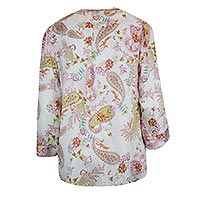 TOP GERONA MULTI PINK - Tinta Style