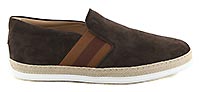 PANTOFOLA SLIP ON STRAP CHOCO - Tod's