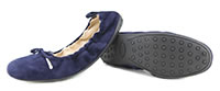 TODS BALLERINA DAIM BLEU - Tod's