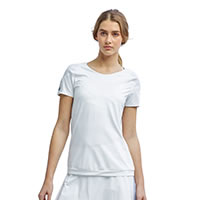 BIANCA TENNIS TEE WHITE - Tonic