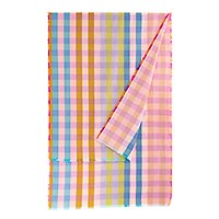FOULARD HENRI PINK MULTI - Traits Paris