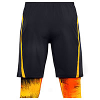 SHORT LAUNCH 2IN1 FIRE GREY - Under Armour