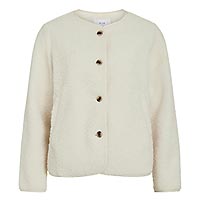 ADDA TEDDY JACKET BIRCH - Vila