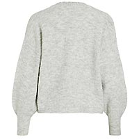 ALVA CARDIGAN LIGHT GREY  - Vila