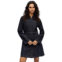 ANITA DENIM DRESS DARK BLUE - Object