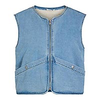 ASSIA DENIM VEST BLUE DENIM - Vila
