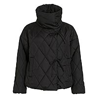 BUMBLE PUFFER JACKET BLACK - Vila