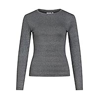 CATREA TOP GLITTER BLACK - Vila