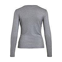 CATREA TOP GLITTER GREY - Vila
