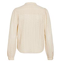 CHIKKA LACE SHIRT OFF WHITE - Vila