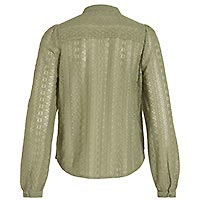 CHIKKA LACE SHIRT OLIVE GREEN - Vila