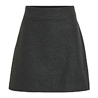 DACEY SHORT SKIRT DARK GREY - Vila