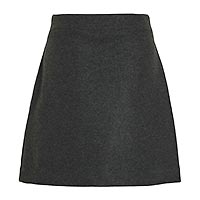 DACEY SHORT SKIRT DARK GREY - Vila