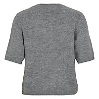 DAINTY KNIT MED GREY - Vila