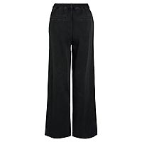 DIANA WIDE JEAN BLACK DENIM - Vila